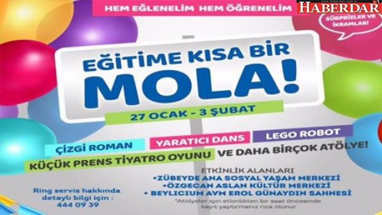 Beylikdüzünde eğlenceli atölyeler