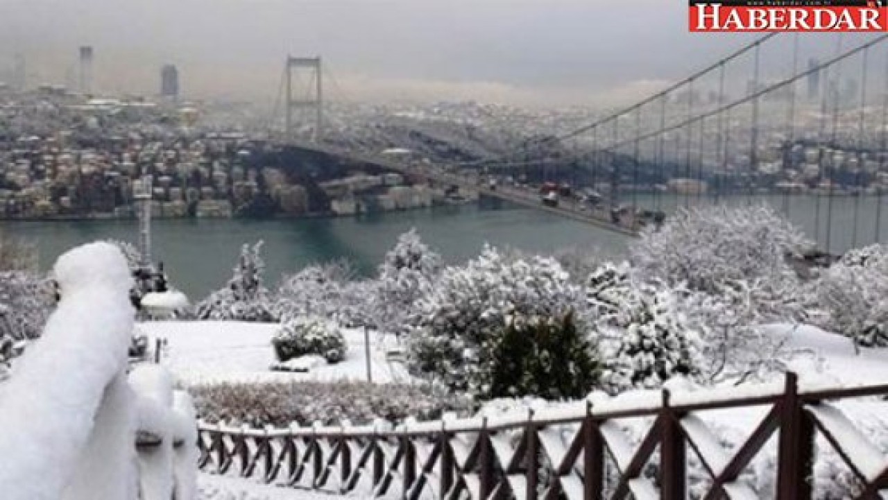 İstanbul için kar vakti