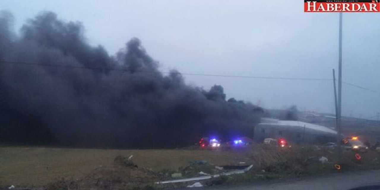 Hadımköyde fabrikada patlama