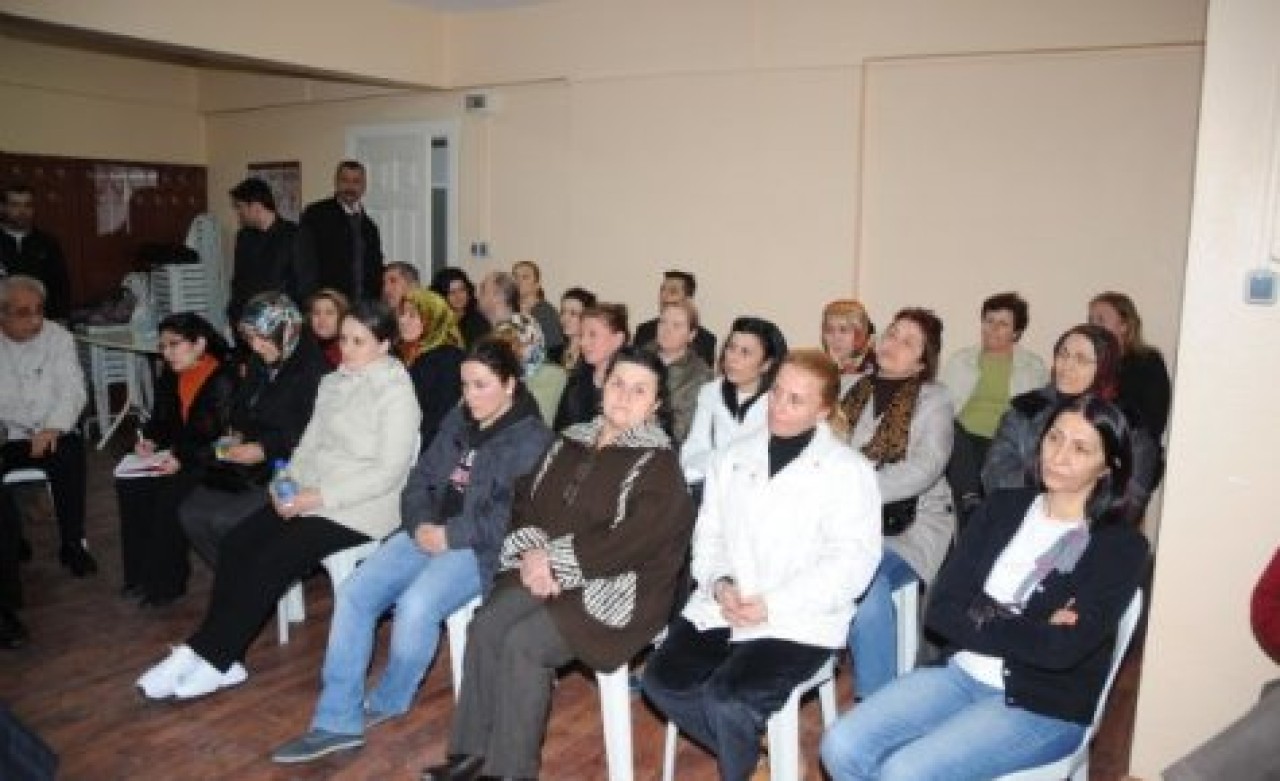 Site ziyaretlerinde sıra Barış Mahallesi Ümran Sitesi’ndeydi