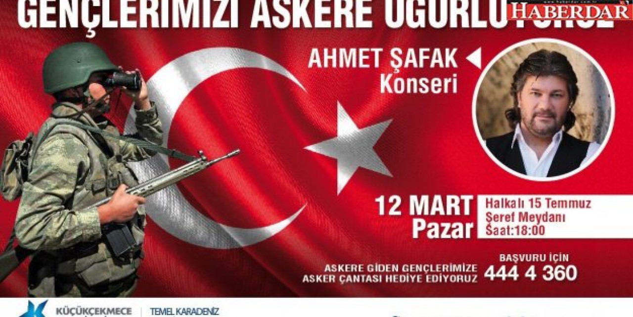 GENÇLERİMİZİ ASKERE UĞURLUYORUZ