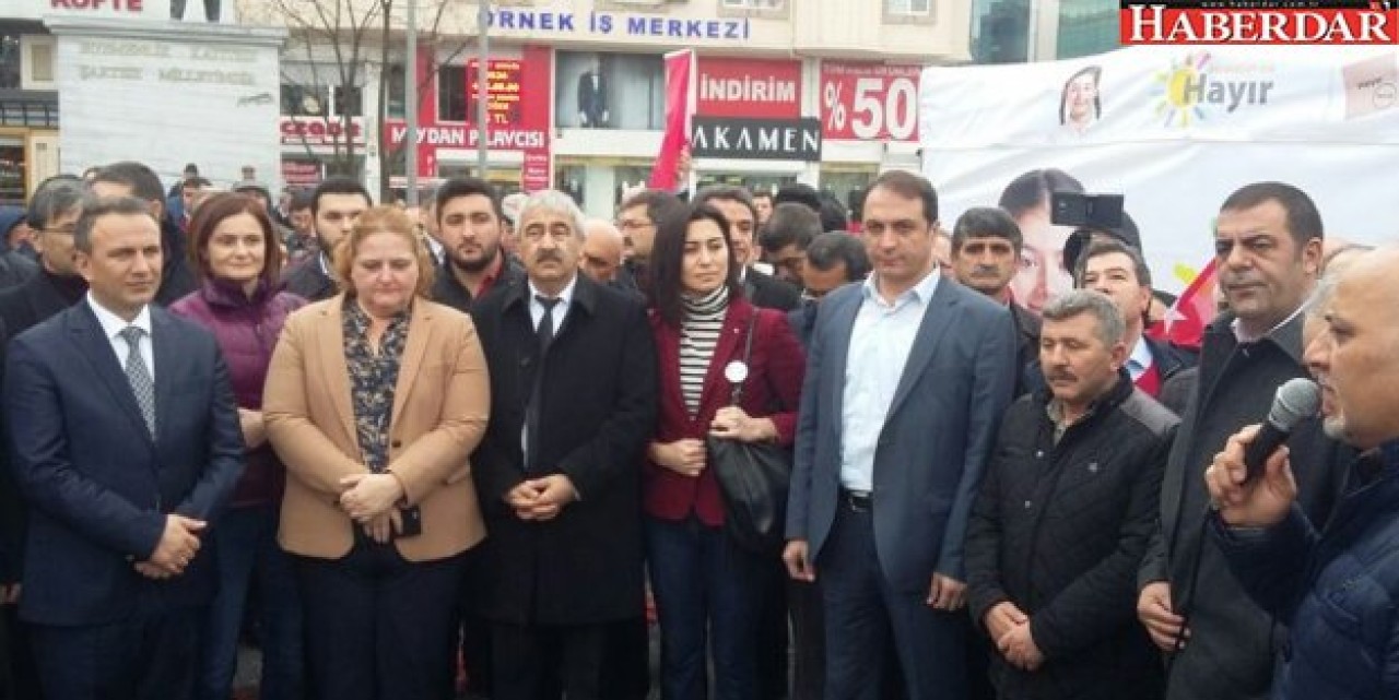 CHP’lilerden Esenyurt’ta Kadıoğlu eylemi