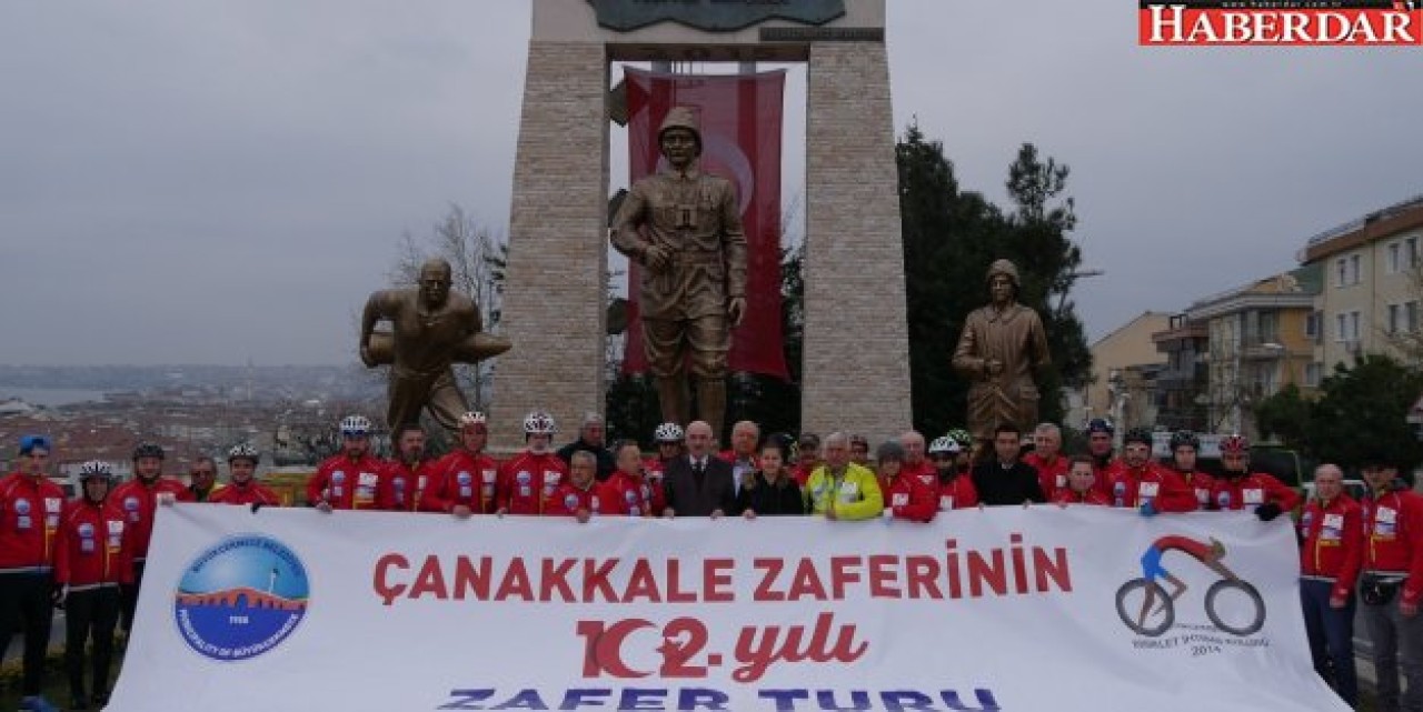 Büyükçekmece’den Çanakkale’ye Zafer Turu