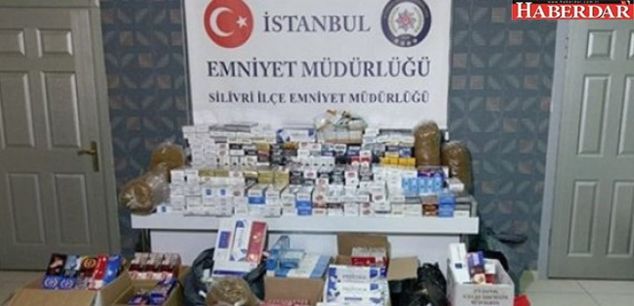 Silivride Kaçak Sigara Operasyonu