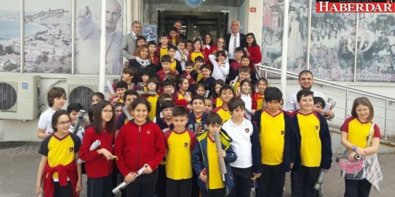 Öğrenciler belediye hizmetlerini yerinde öğrendi