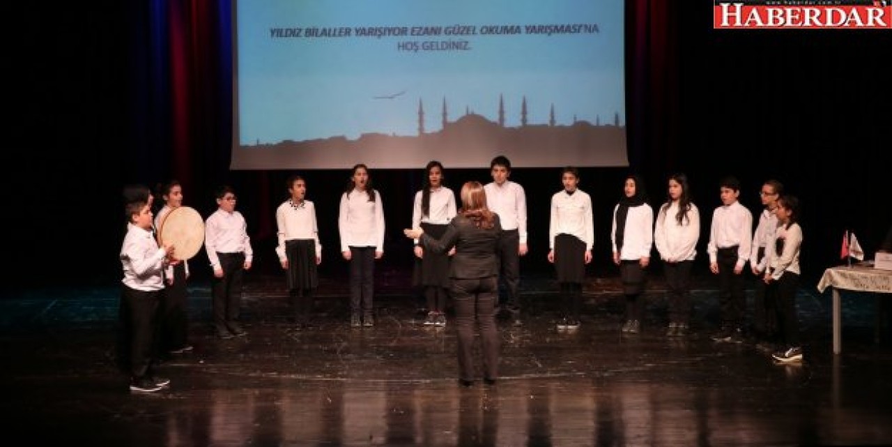 ÖĞRENCİLER GÜZEL EZAN OKUMAK İÇİN YARIŞTI