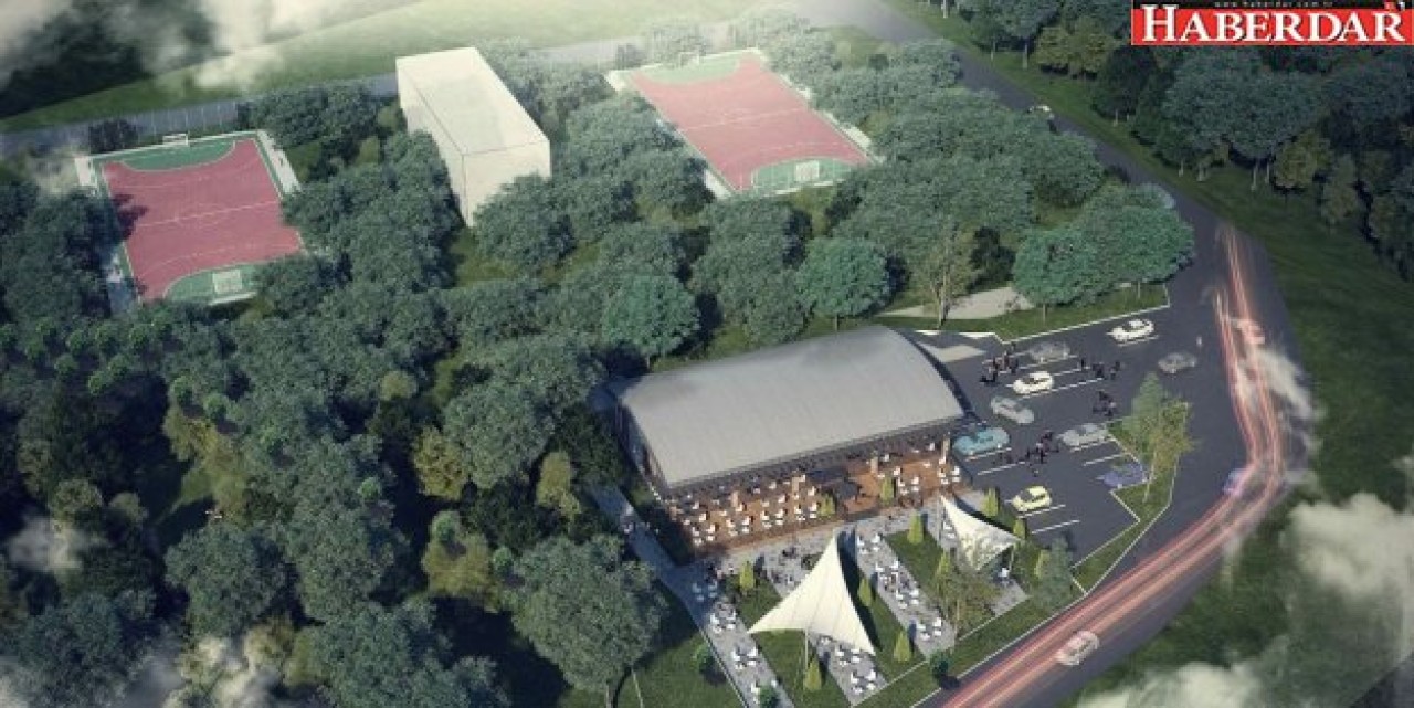 Celaliye Çamlık Sosyal Tesisleri hızla ilerliyor