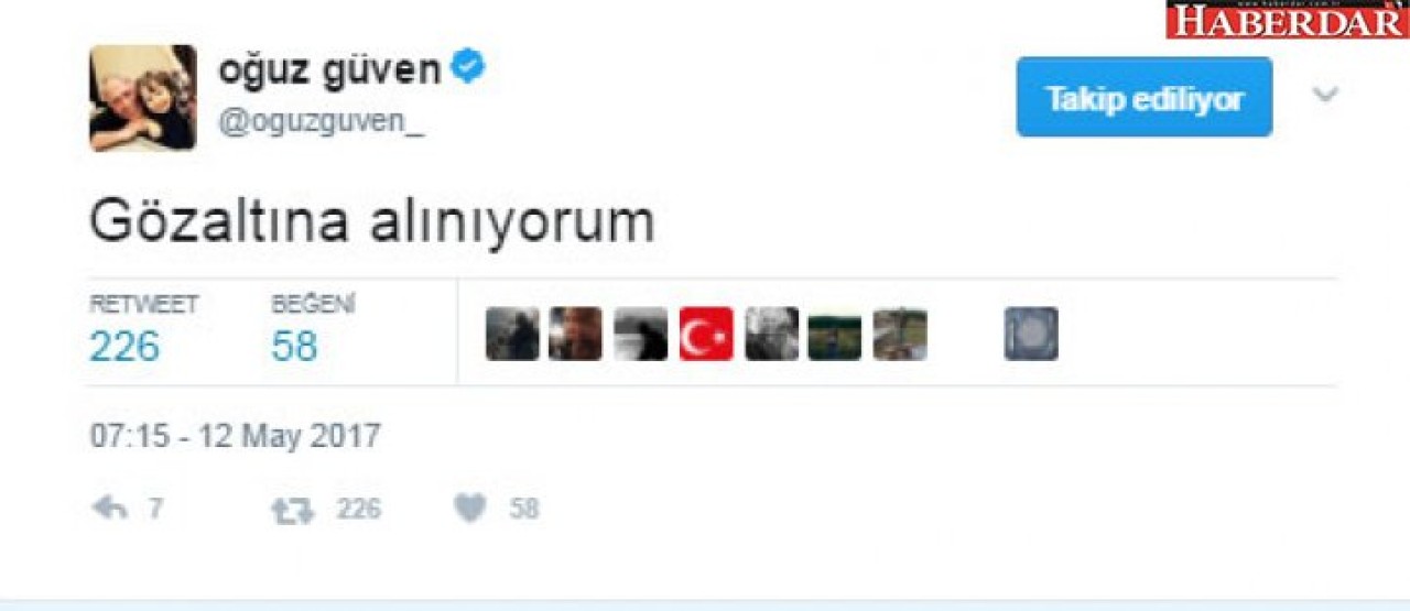 Cumhuriyete abluka sürüyor: Oğuz Güven gözaltına alındı