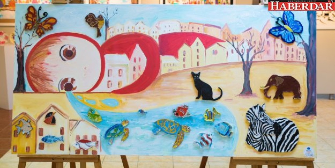 MİNİKLERDEN RESİM SERGİSİ