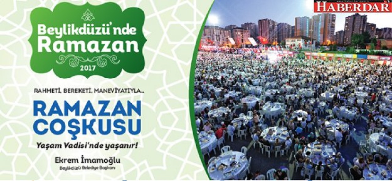 Ramazan etkinlikleri, Beylikdüzü Yaşam Vadisinde olacak
