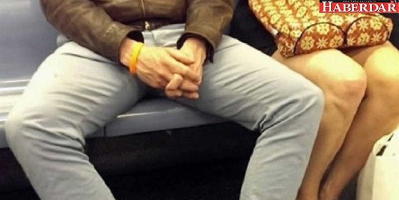 Belediyeden erkeklere: Yayılarak oturmayı kes