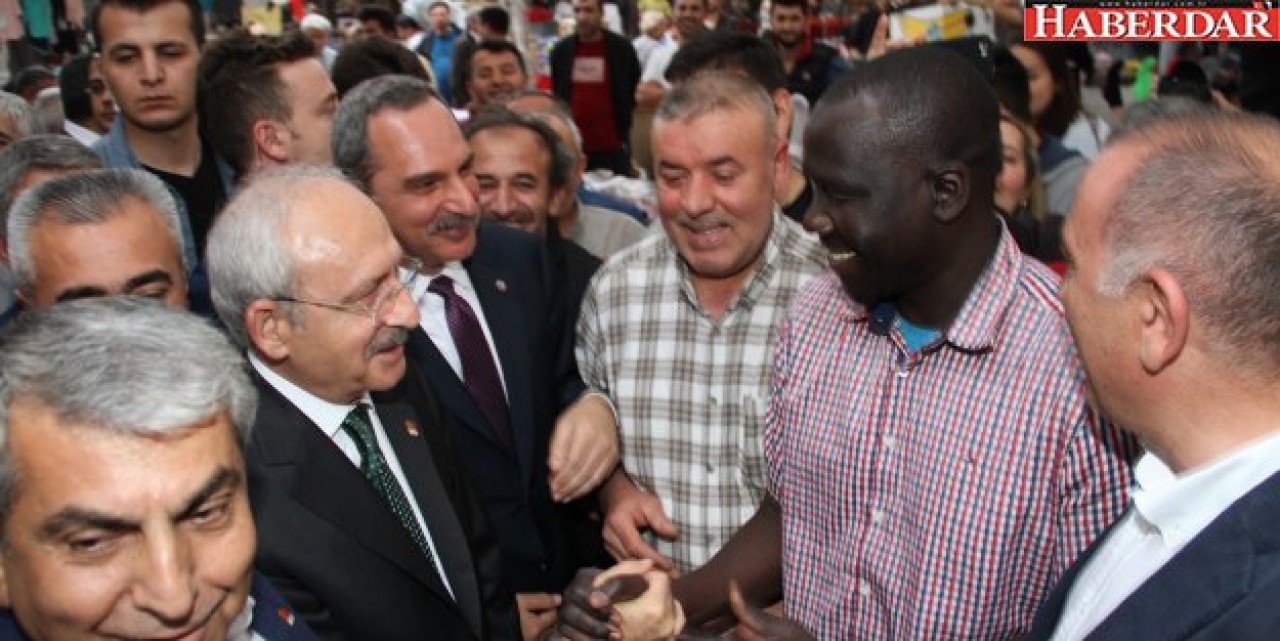 KILIÇDAROĞLU BAKIRKÖYDE PAZARCILARLA İFTAR AÇTI