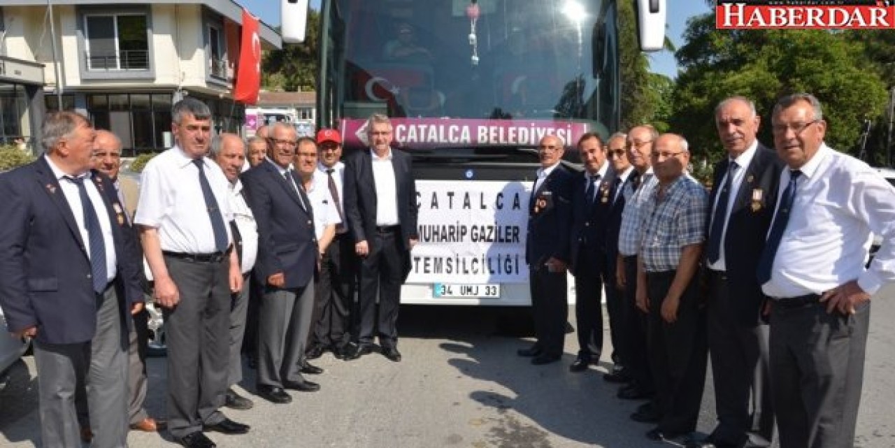 Başkan Cem Kara Muharip Gazileri Edirne’ye uğurladı