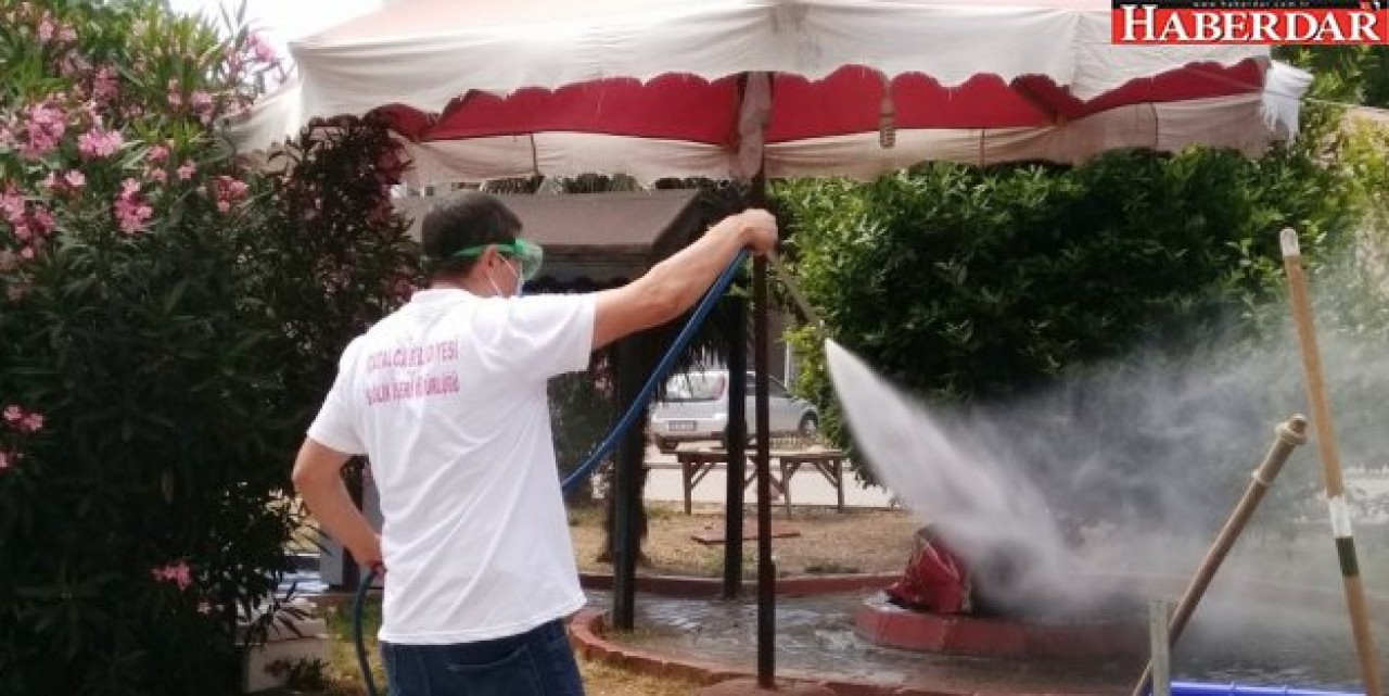 Çatalca Belediyesi İlaçlama Ekibi iş başında