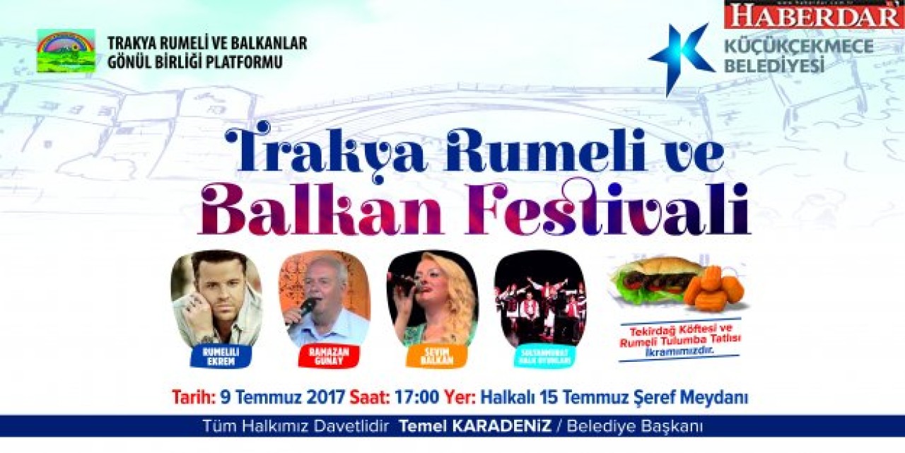 BALKAN FESTİVALİ RÜZGARI KÜÇÜKEKMECEDE ESECEK