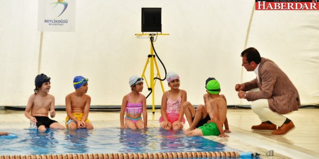 İmamoğlu, Yaz Spor Okullarını ziyaret etti