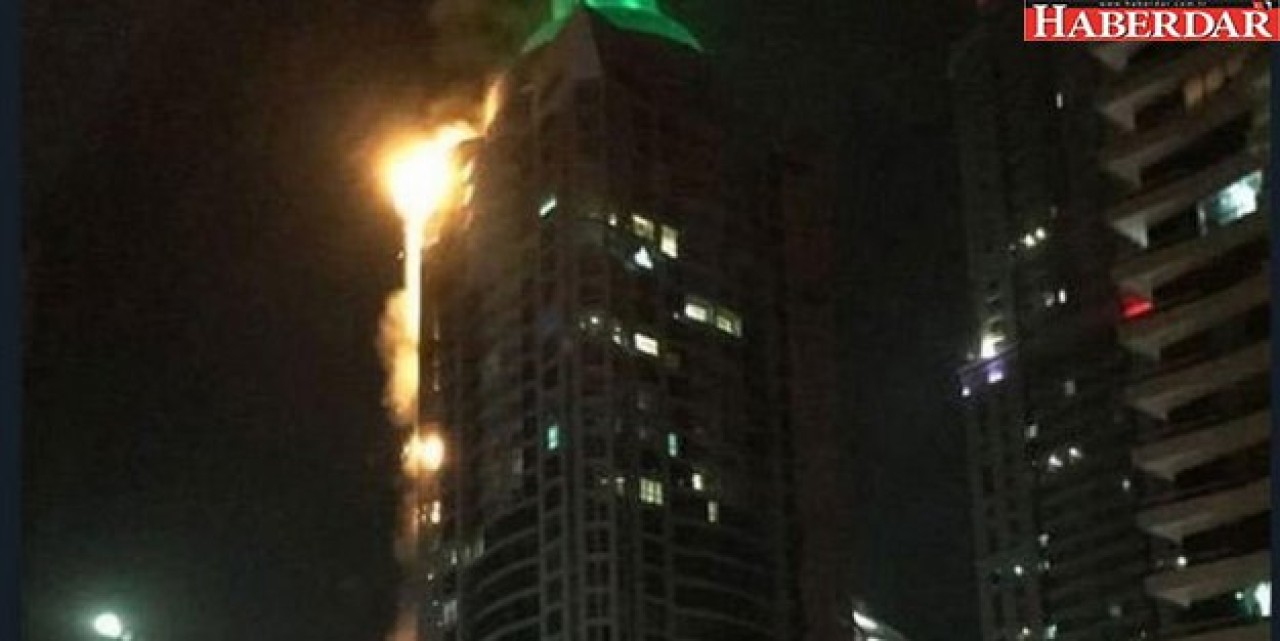 Dünyaca ünlü gökdelen alev alev yandı