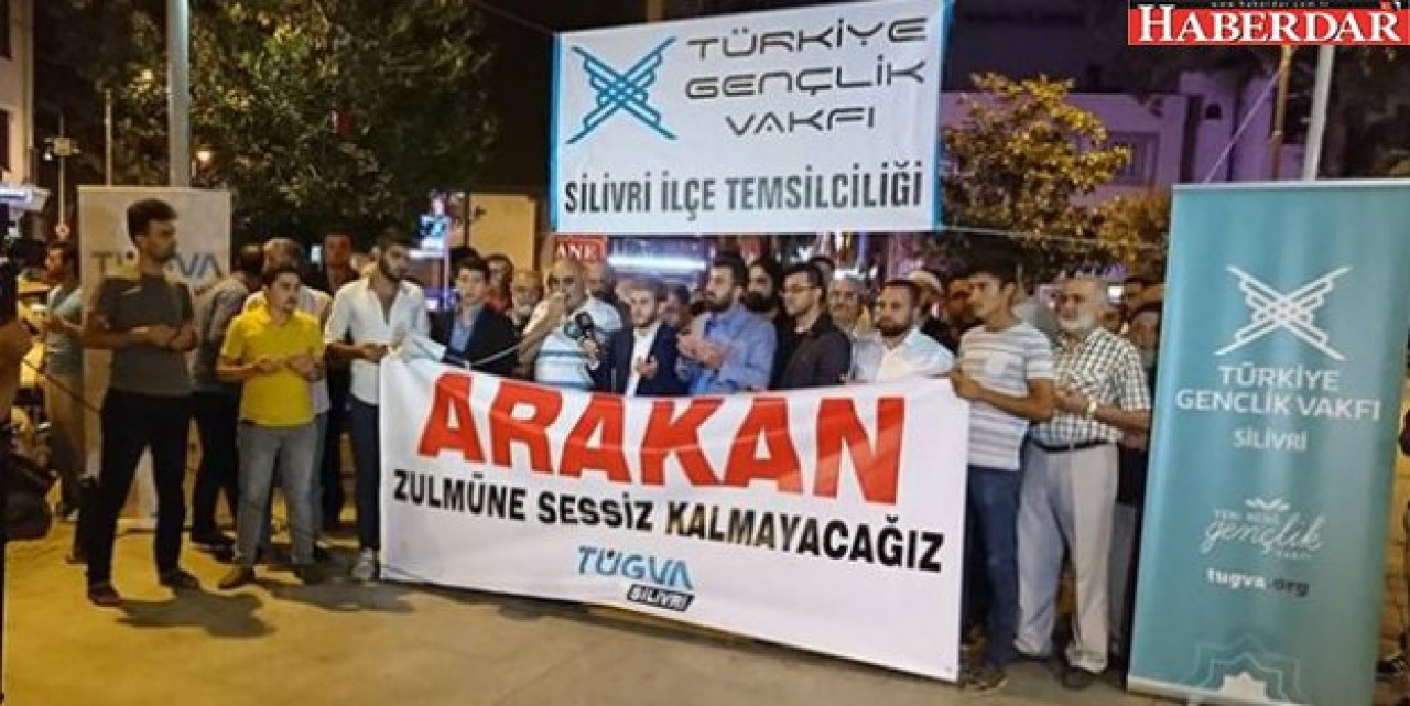 Arakan zulmü Silivride protesto edildi