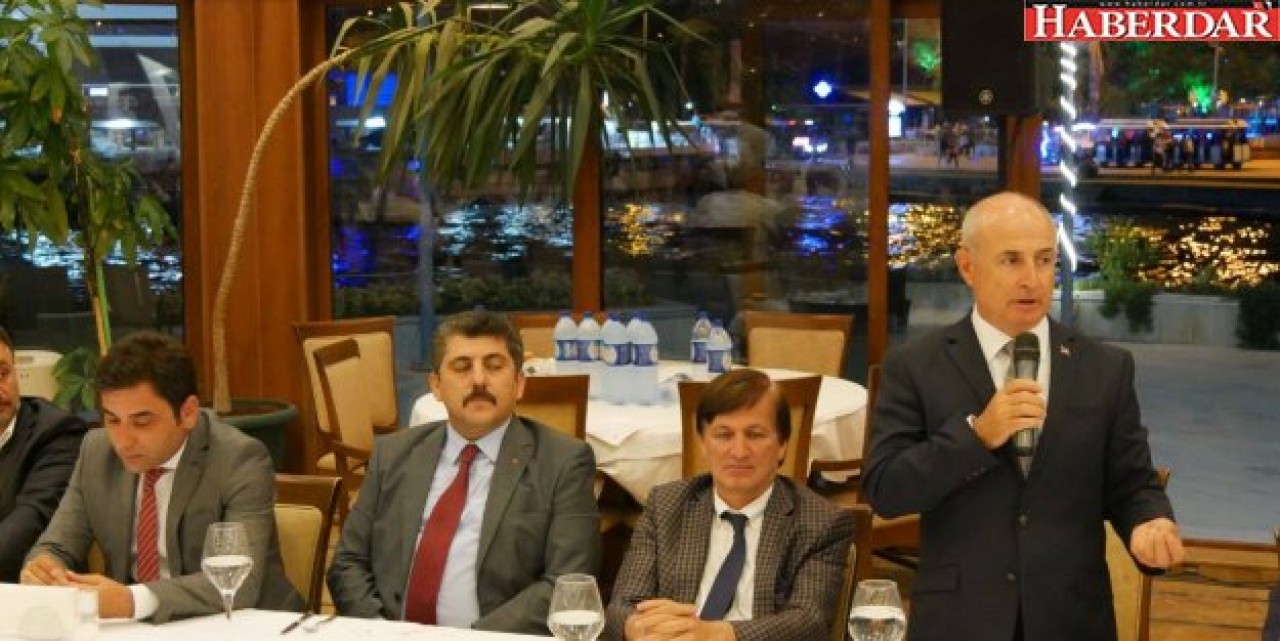 Akgün’den Kaymakam Arat onuruna veda yemeği