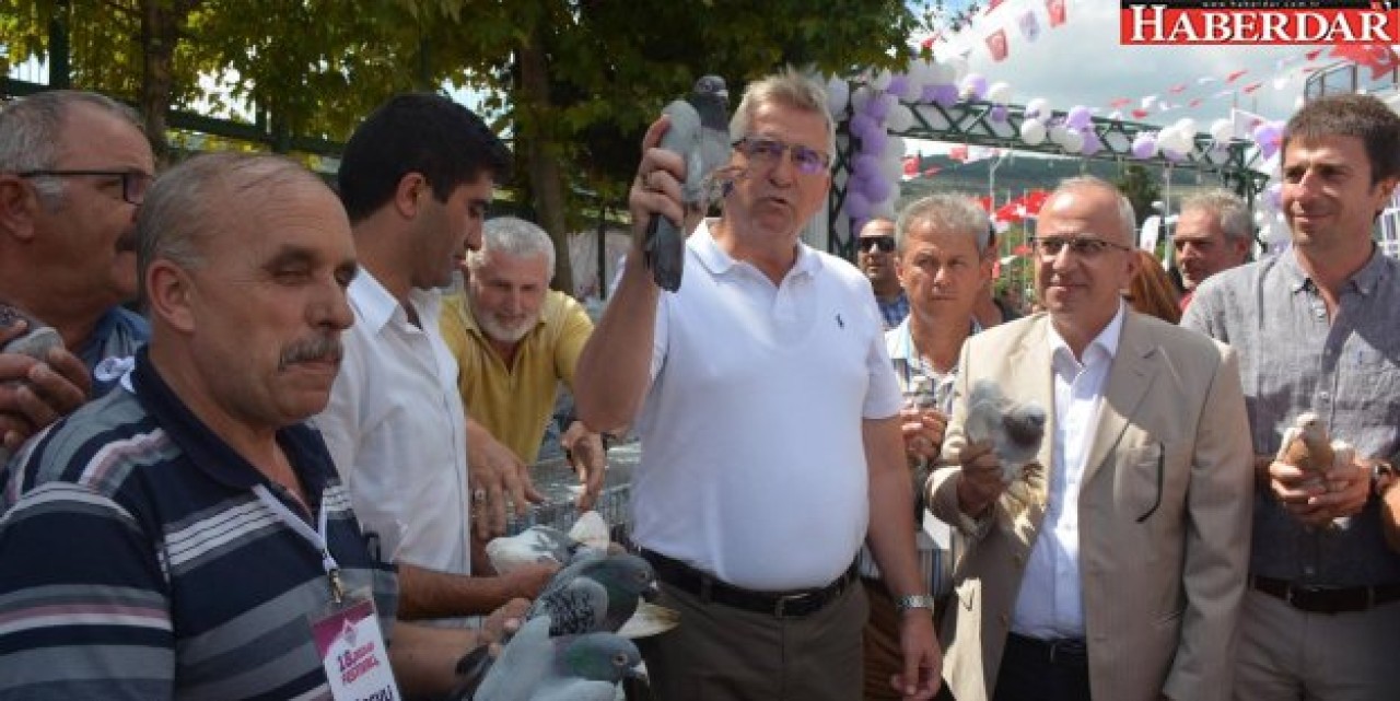 Çatalca Belediye Başkanı, Büyükerşene Posta Güverciniyle Mesaj Gönderdi