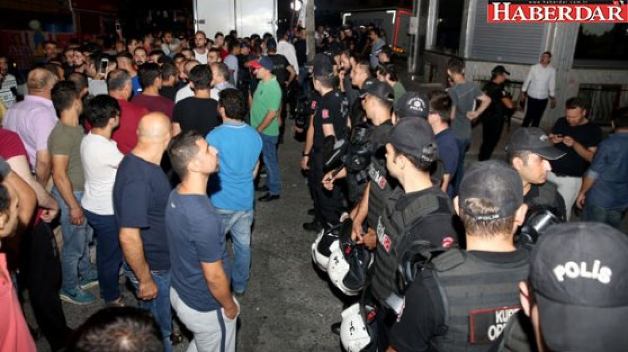 Küçükçekmecede tehlikeli gerginlik