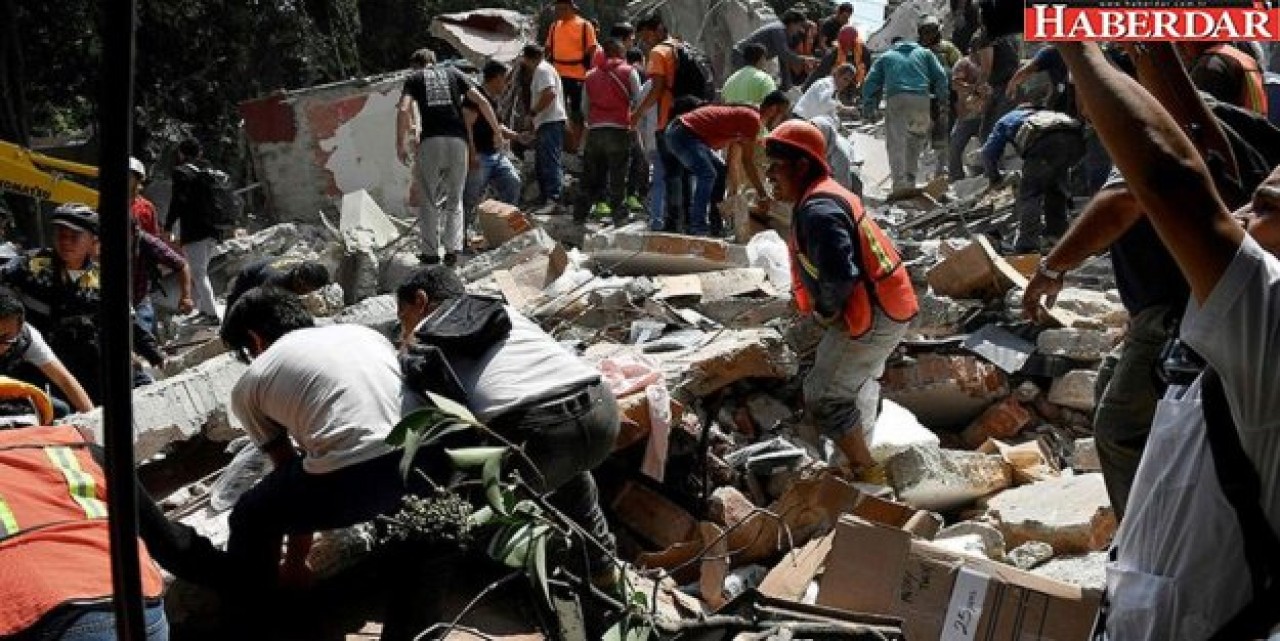 Meksikada şiddetli deprem! 32 yıl sonra aynı gün depremi yaşadılar