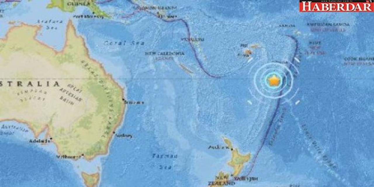 Fiji Adalarında deprem