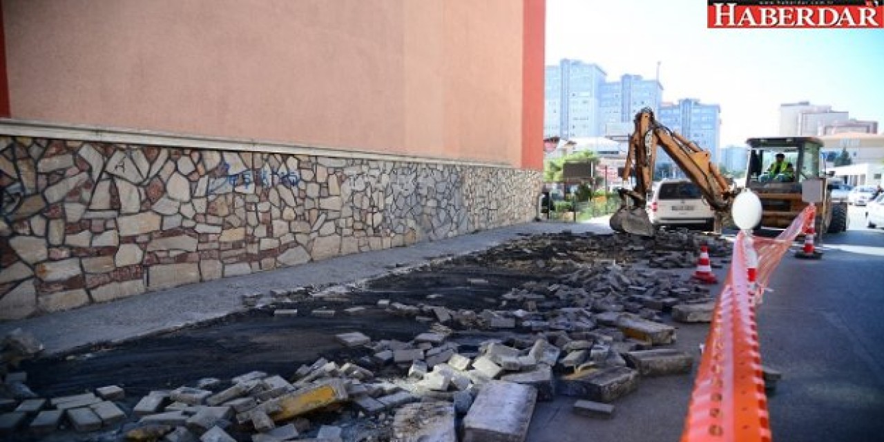 Barış Mahallesinde yenileme çalışmaları