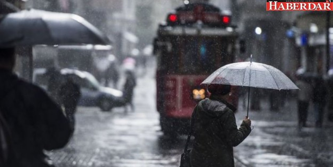 İstanbul için kuvvetli sağanak yağış uyarısı