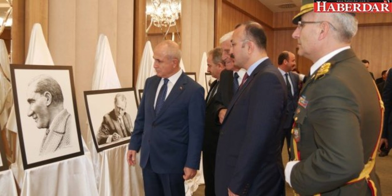 Cemal Akyıldız’ın Atatürk resimleri Büyükçekmece’de sergileniyor
