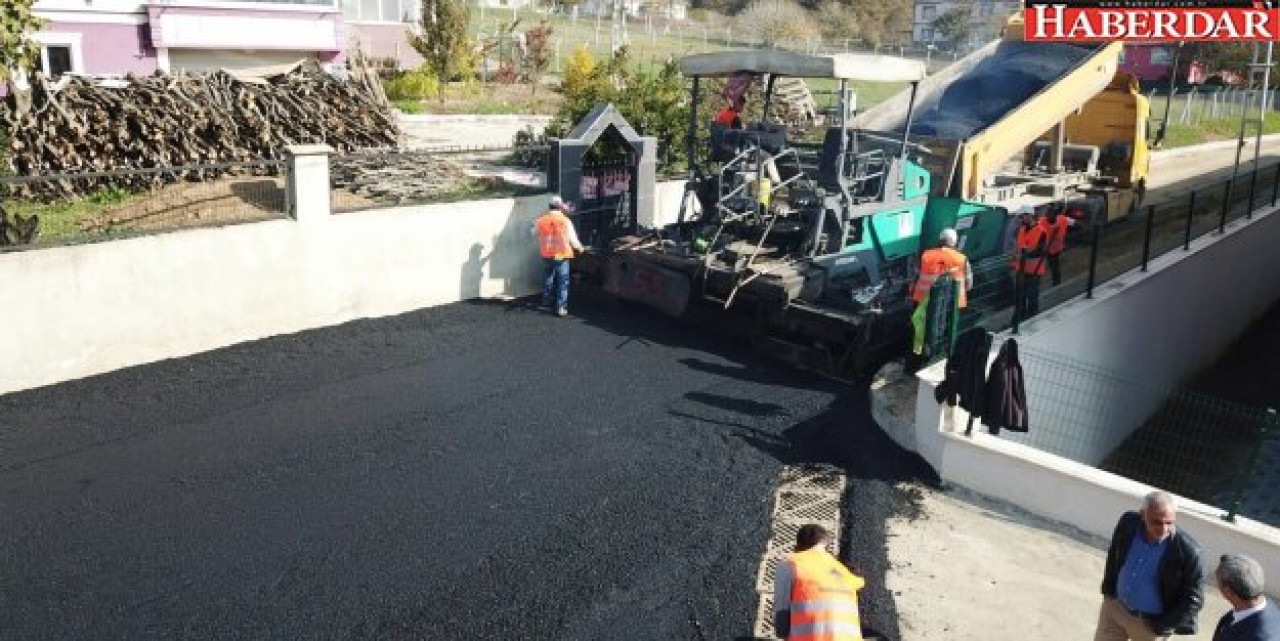 Çatalca’da asfaltlama çalışmaları devam ediyor