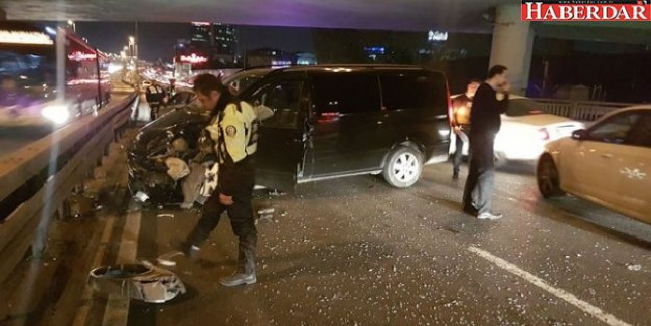 İstanbulda zincirleme kaza!