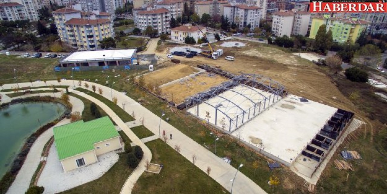 Büyük Atatürk Parkı’na modern sosyal tesisler