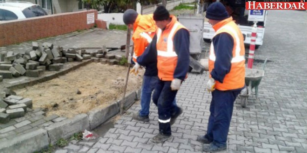 Büyükçekmece’nin yollarına kış bakımı