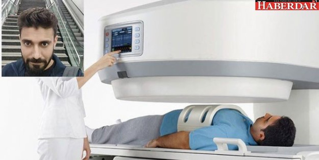 MRI cihazı adamı yuttu
