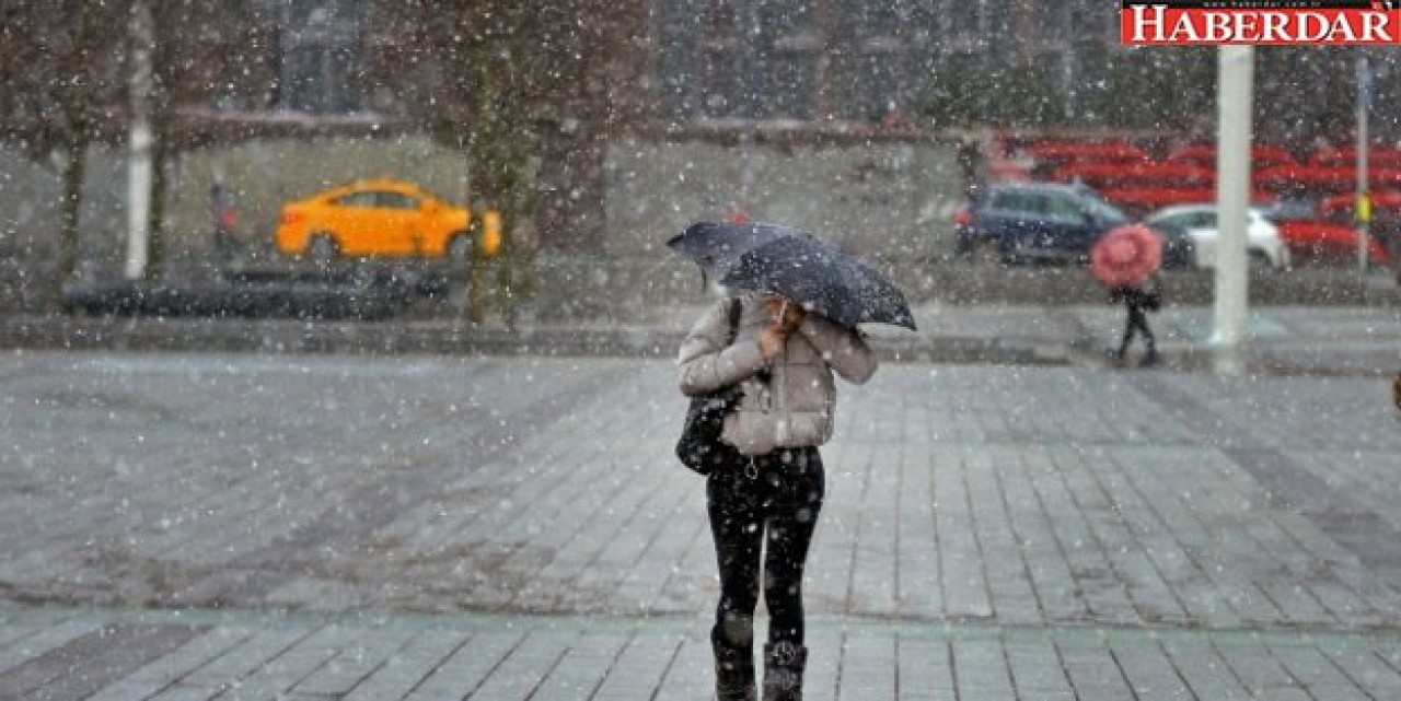 İstanbulda beklenen kar yağışı başladı!