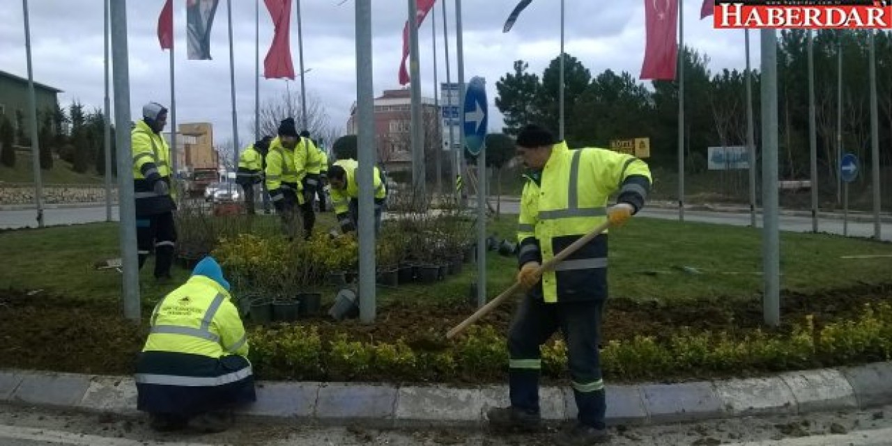 Park Bahçeler Müdürlüğünden Yoğun Mesai