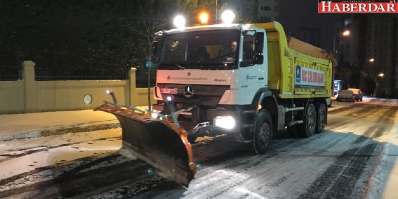 EKİPLER GECE BOYUNCA ÇALIŞTI