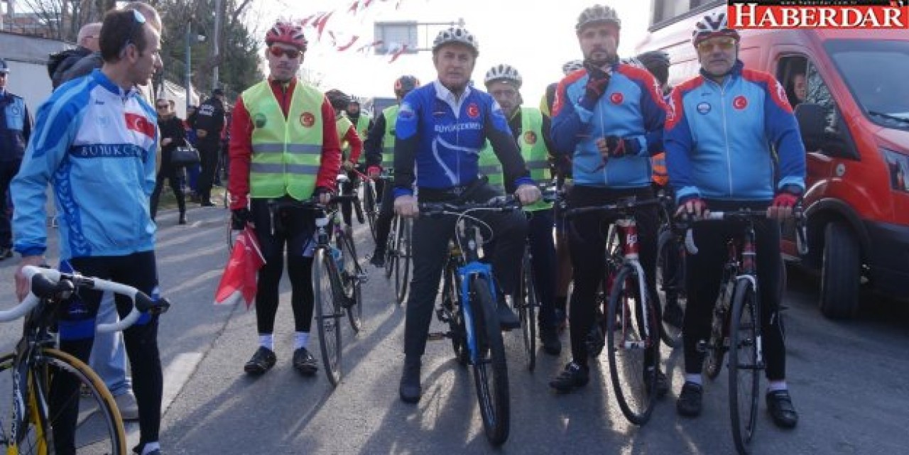 Yüzlerce bisikletli Çanakkale ruhuyla 330 kilometre pedal çevirecek
