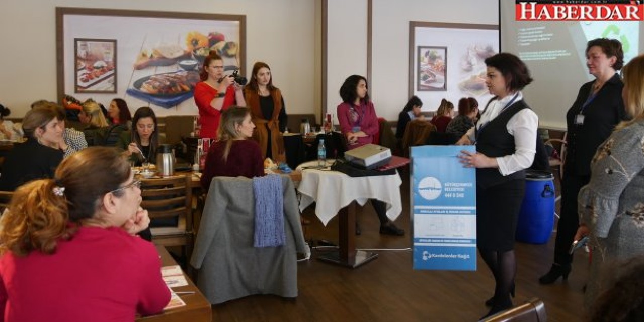 Büyükçekmeceli annelere geri dönüşüm anlatılıyor