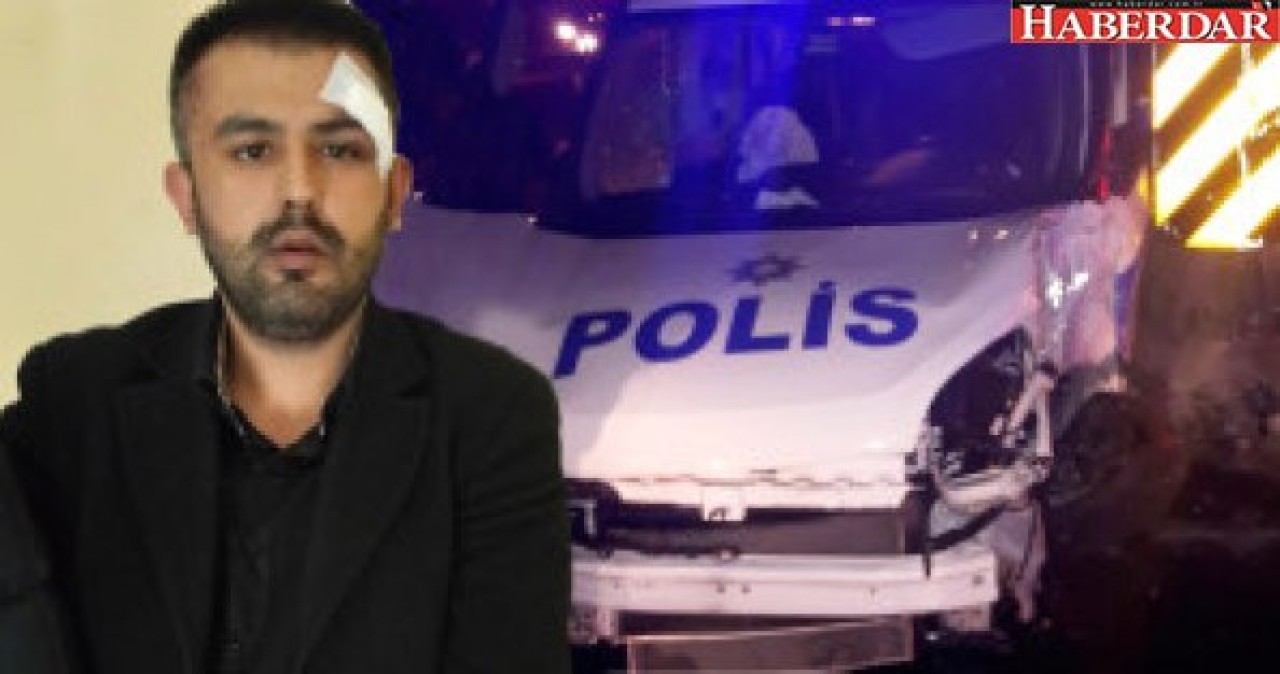 Alkollü Şüpheliyi Kovalayan Polis Kaza Yaptı, Beli Kırıldı