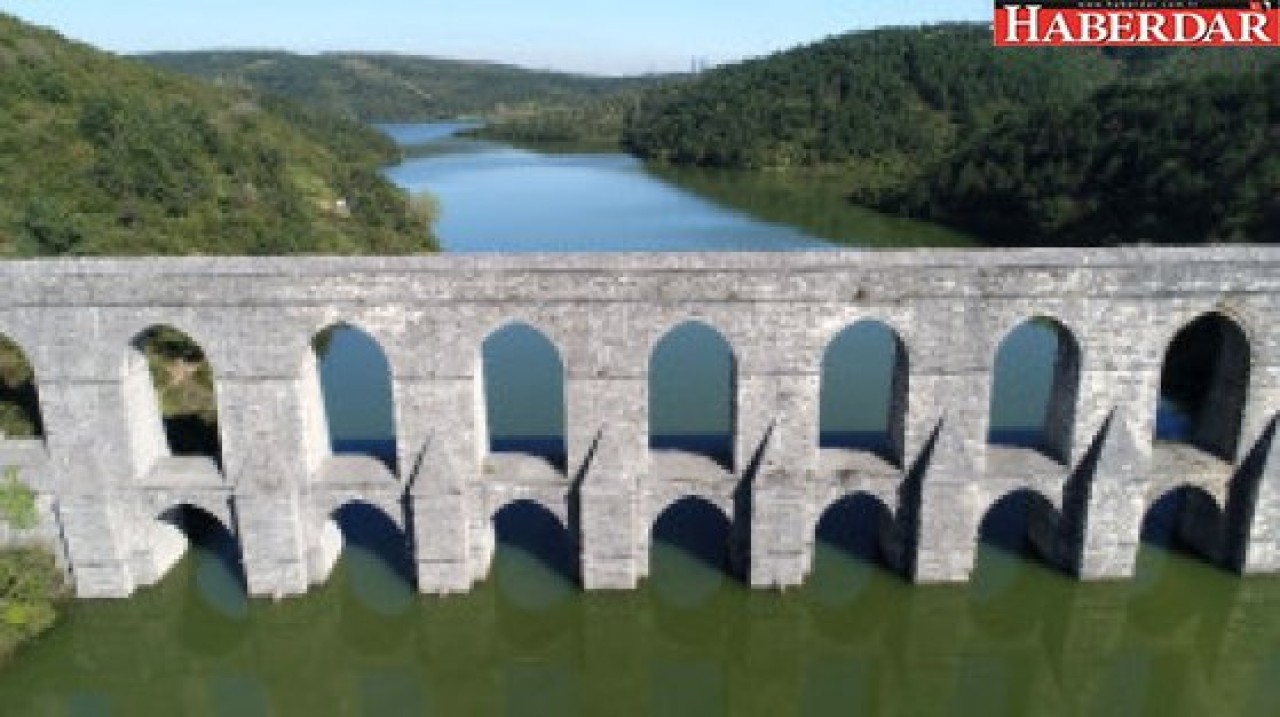 İstanbuldaki Barajların Doluluk Oranı Havadan Görüntülendi