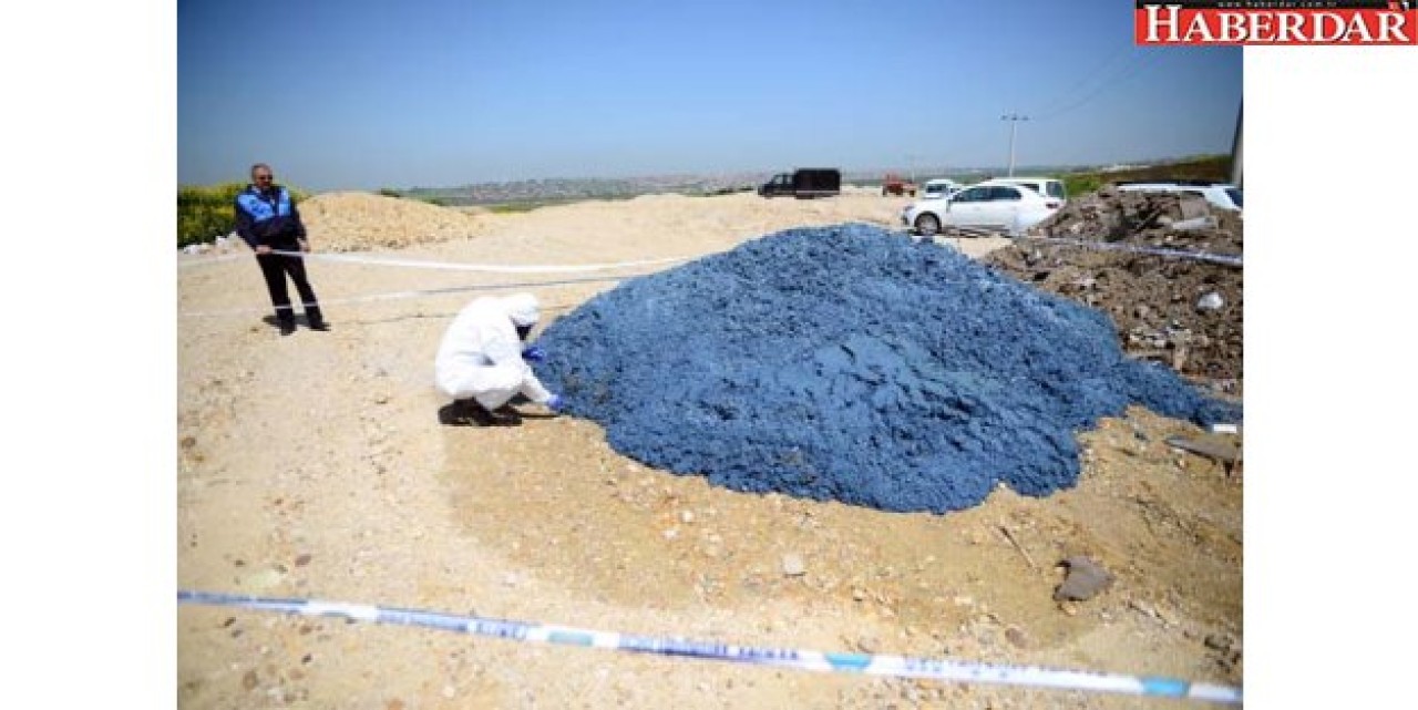 Büyükçekmecede kimyasal atık alarmı...