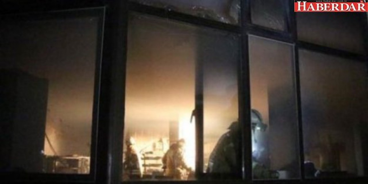 İstanbulda hastanede yangın