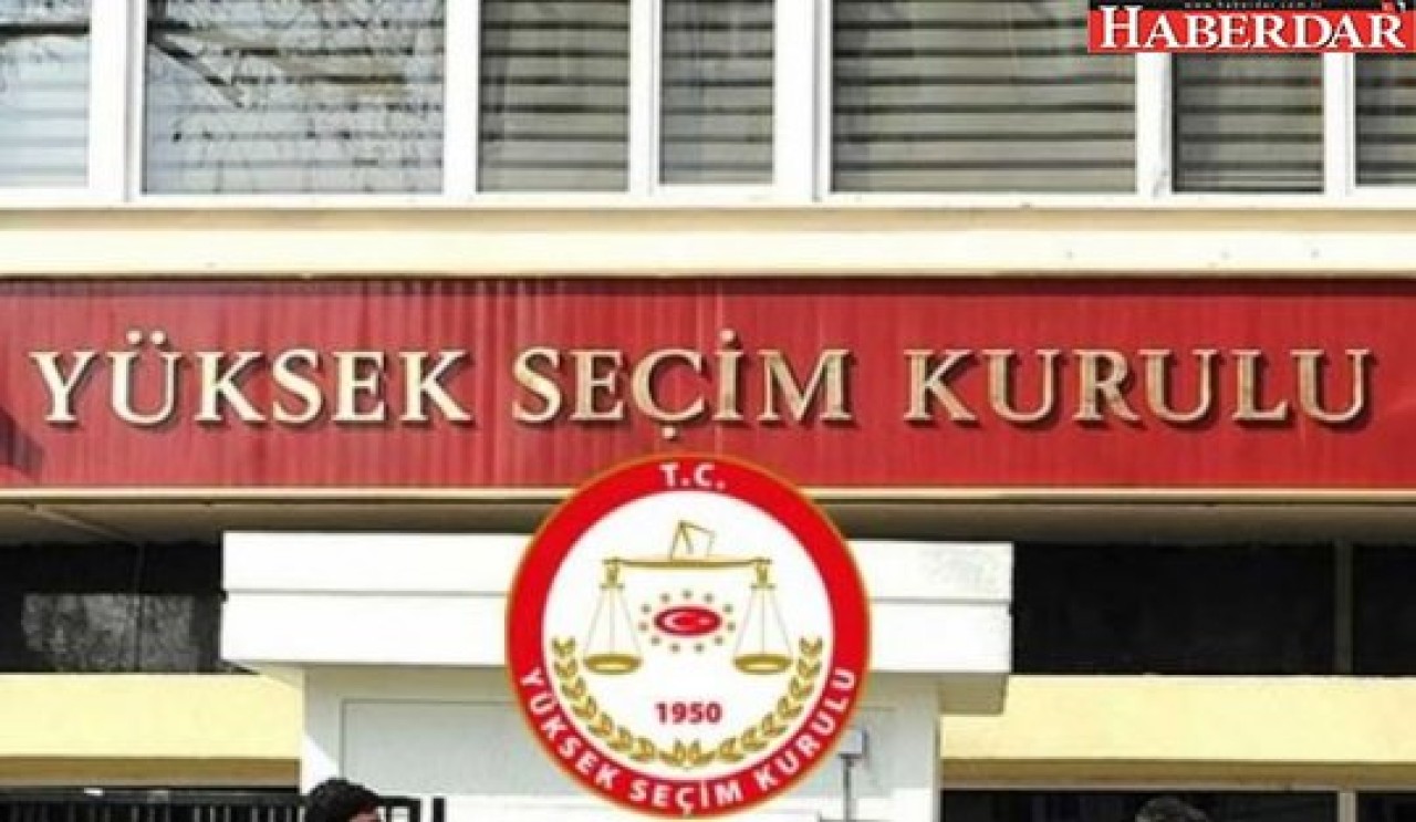 YSKdan iki partiye liste uyarısı