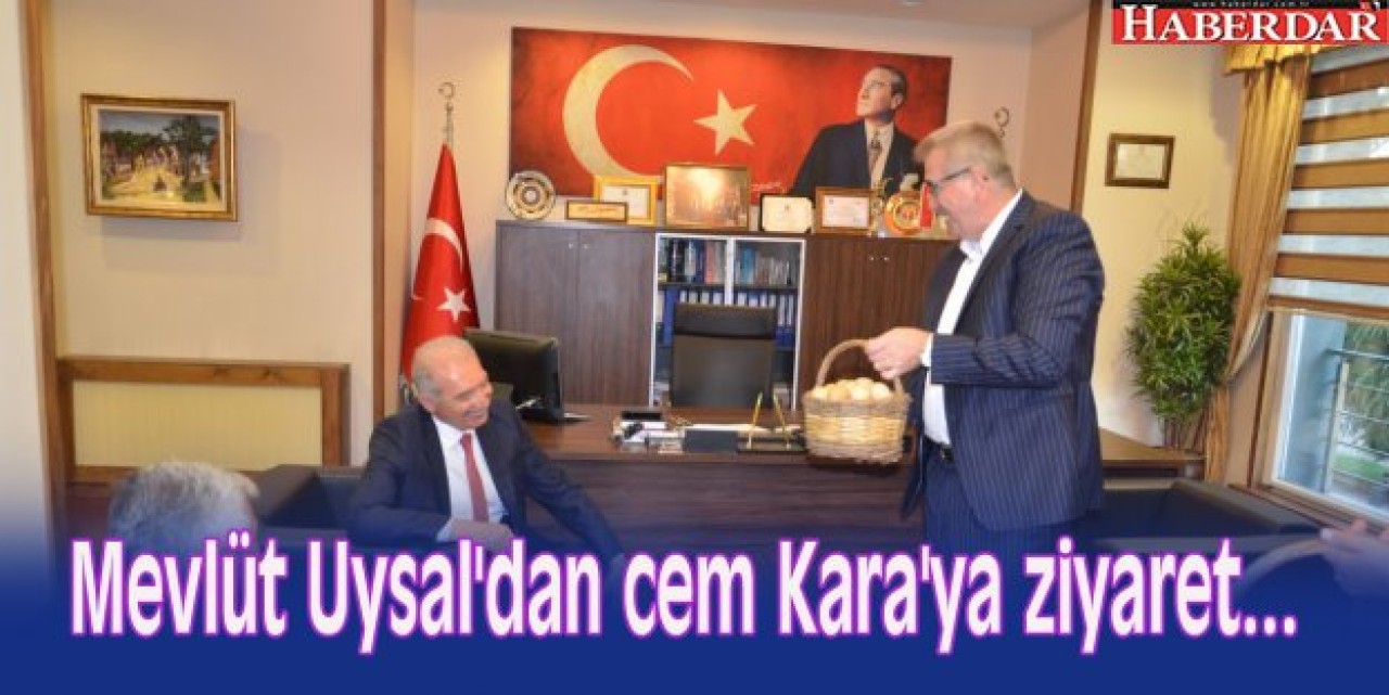 Mevlüt Uysaldan cem Karaya ziyaret...