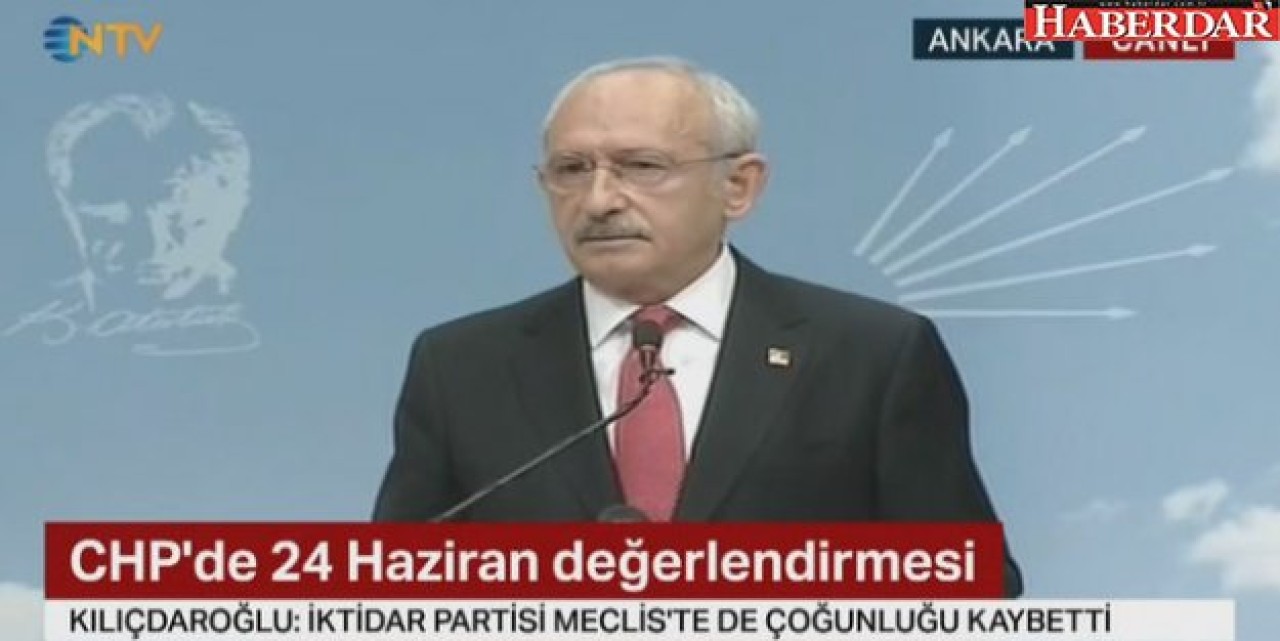 Kemal Kılıçdaroğlundan ilk açıklama: Seçimin tek kaybedeni AK Partidir