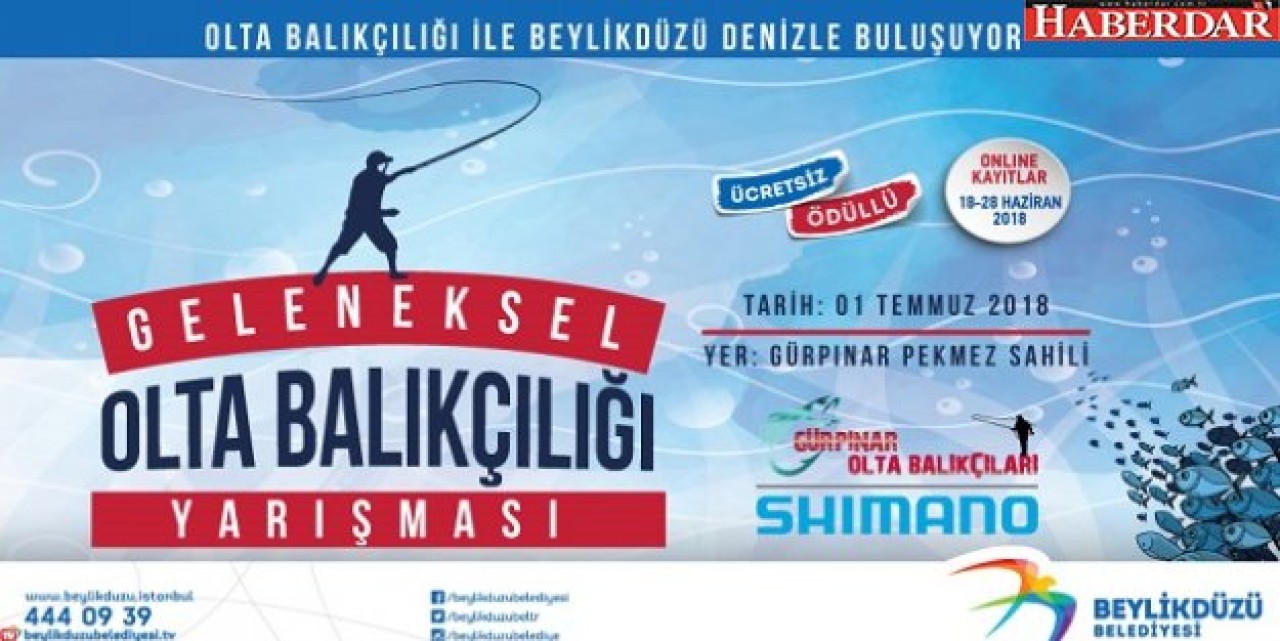 Olta balıkçıları Beylikdüzünde yarışacak