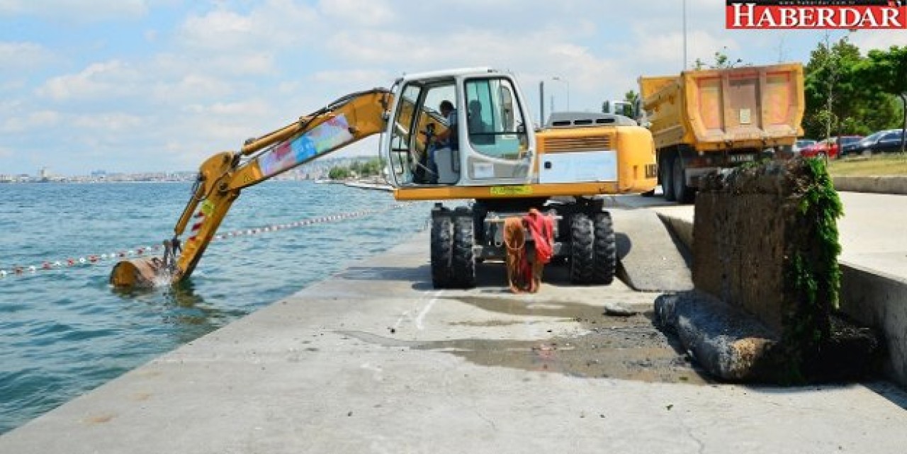 Beylikdüzünde deniz kıyısı temizlendi