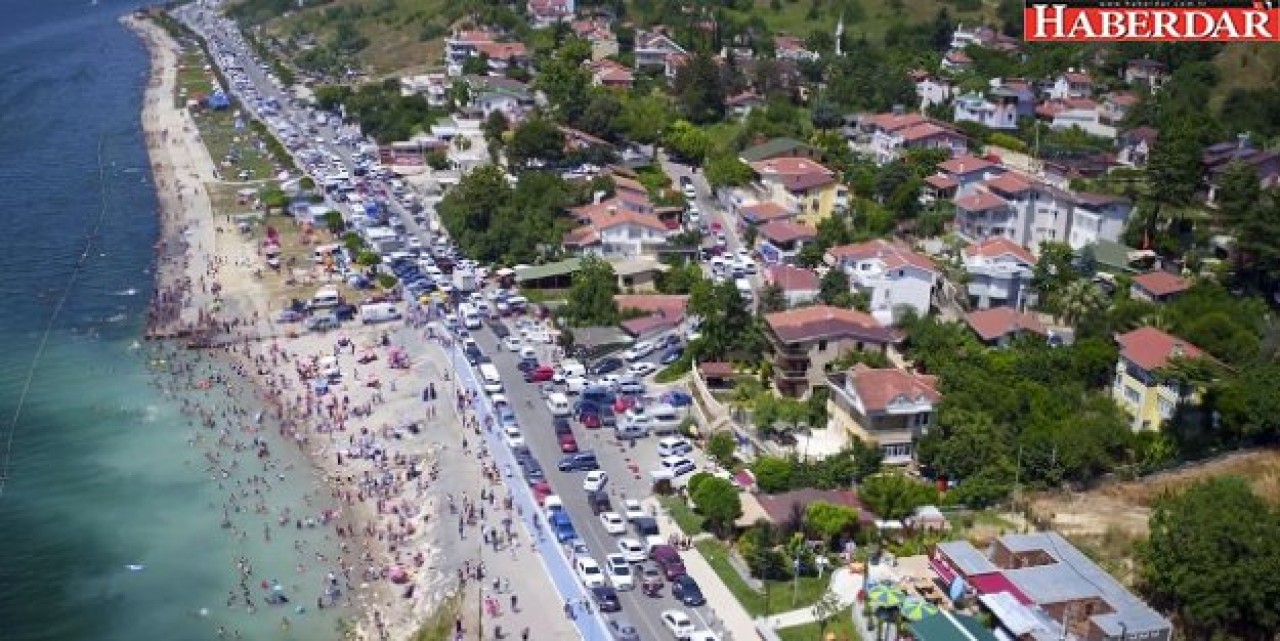 Beylikdüzü sahilinde yaz hareketliliği